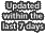 I updated within the last week